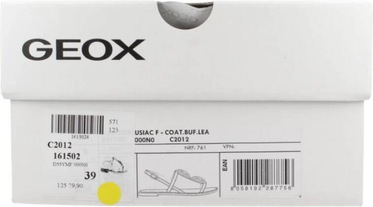 Geox Stijlvolle platte sandalen voor dames