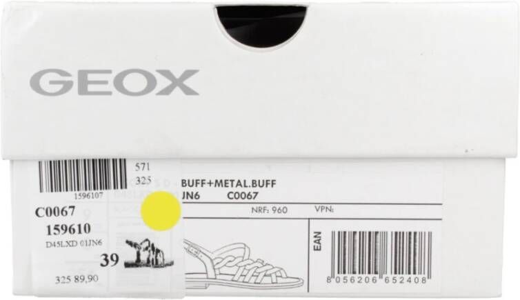 Geox Stijlvolle platte sandalen voor vrouwen