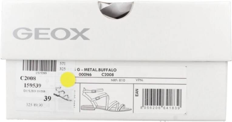 Geox Stijlvolle platte sandalen voor vrouwen