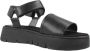 Geox Stijlvolle platte sandalen voor vrouwen Black Dames - Thumbnail 5