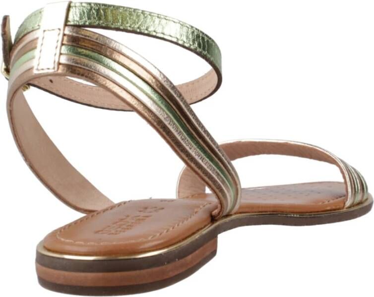 Geox Stijlvolle platte sandalen voor vrouwen Multicolor Dames