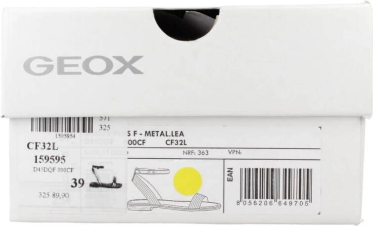 Geox Stijlvolle platte sandalen voor vrouwen Multicolor Dames
