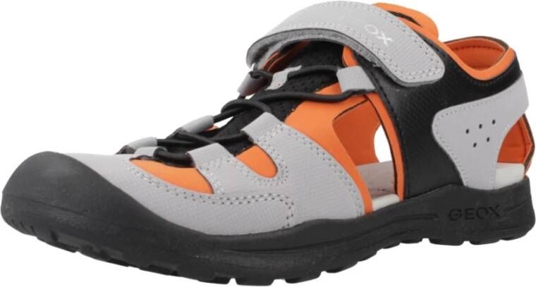 Geox Stijlvolle platte sandalen voor vrouwen Multicolor Heren
