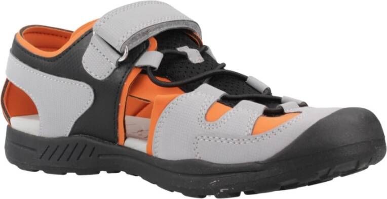 Geox Stijlvolle platte sandalen voor vrouwen Multicolor Heren