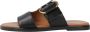 Geox Stijlvolle Slide Sandalen voor Vrouwen Black Dames - Thumbnail 11