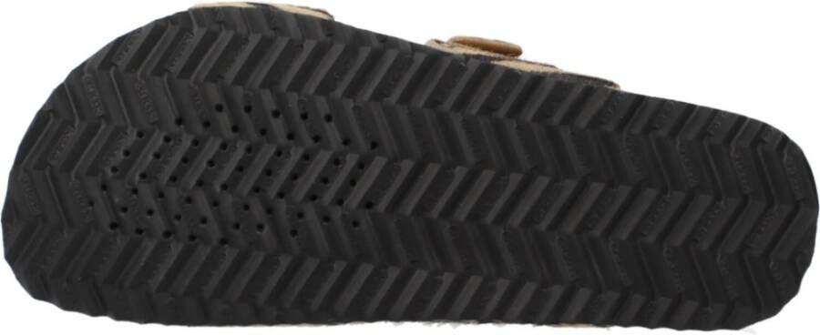Geox Stijlvolle Sliders voor Vrouwen Beige Dames
