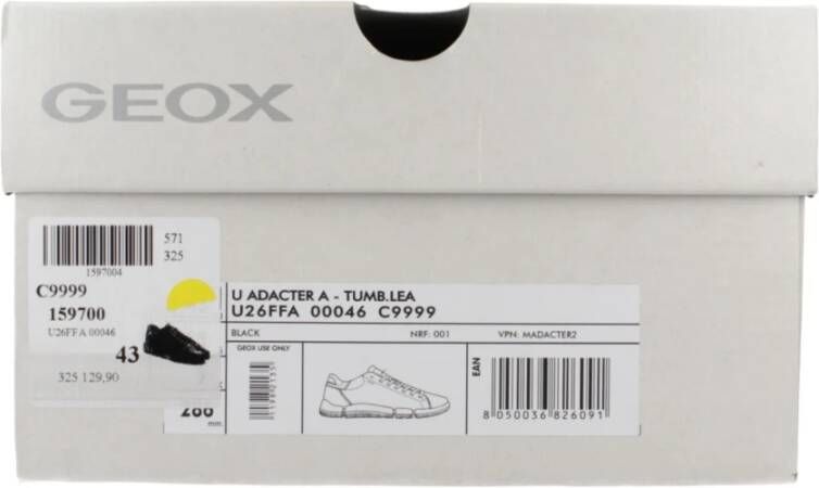 Geox Stijlvolle Sneakers voor Mannen en Vrouwen Black Heren
