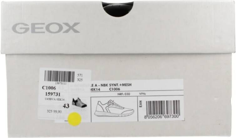 Geox Stijlvolle Sneakers voor Stadsleven Gray Heren