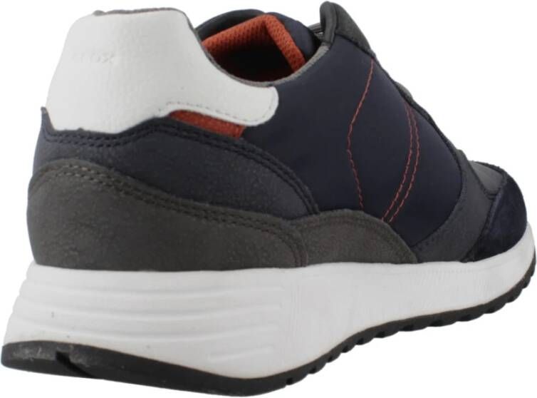 Geox Stijlvolle Sneakers voor Stedelijke Avonturen Blue Heren