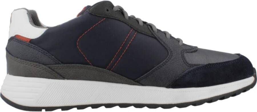 Geox Stijlvolle Sneakers voor Stedelijke Avonturen Blue Heren