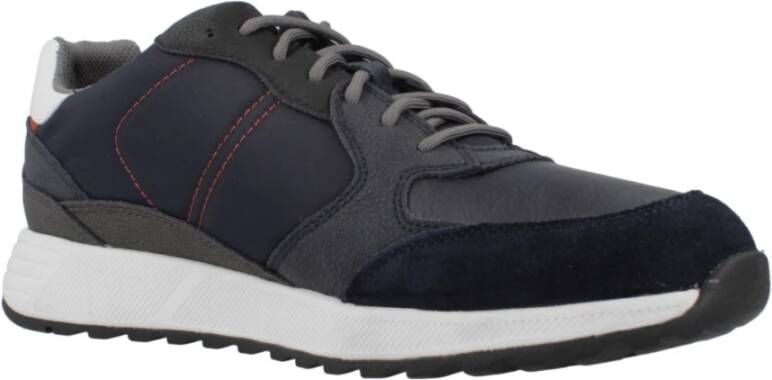 Geox Stijlvolle Sneakers voor Stedelijke Avonturen Blue Heren