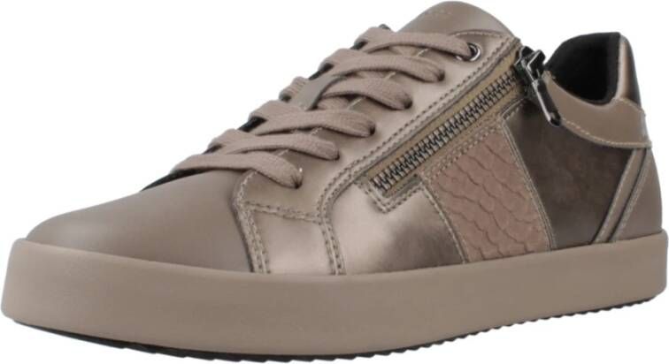 Geox Stijlvolle Sneakers voor Vrouwen Brown Dames