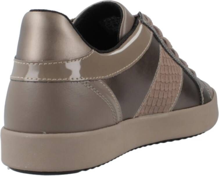 Geox Stijlvolle Sneakers voor Vrouwen Brown Dames