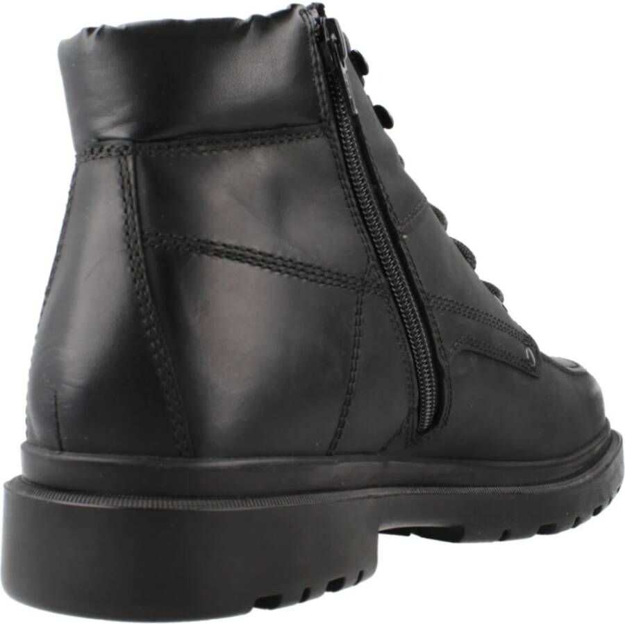 Geox Stijlvolle Veterschoenen Andalo Black Heren