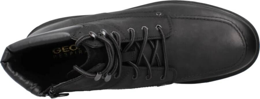 Geox Stijlvolle Veterschoenen Andalo Black Heren