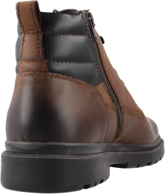 Geox Stijlvolle Veterschoenen Andalo Brown Heren
