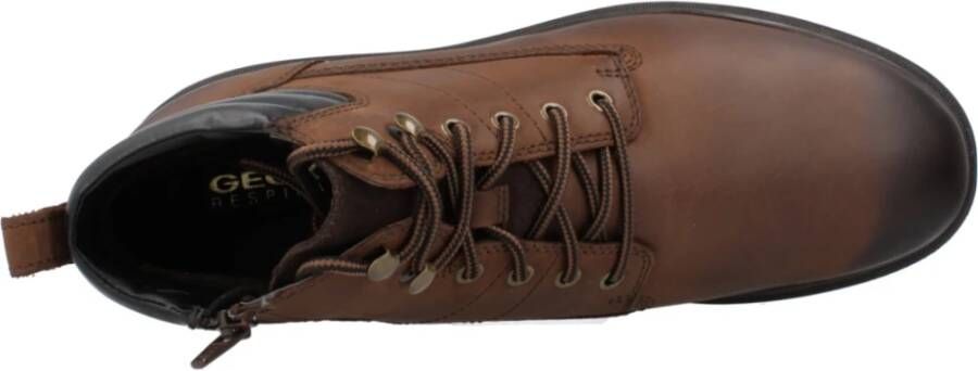 Geox Stijlvolle Veterschoenen Andalo Brown Heren