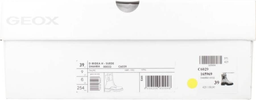Geox Stijlvolle Veterschoenen met Iridea-detail