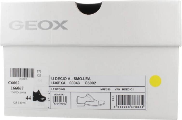 Geox Stijlvolle Veterschoenen voor Mannen