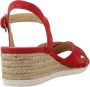 Geox Stijlvolle Wedges in Ischia Corda Red Dames - Thumbnail 4