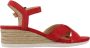 Geox Stijlvolle Wedges in Ischia Corda Red Dames - Thumbnail 5