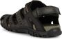 Geox Sandalen UOMO SANDAL STRADA C zomerschoen klittenbandschoen outdoorsandaal met leren voetbed - Thumbnail 3