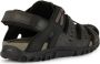 Geox Sandalen UOMO SANDAL STRADA C zomerschoen klittenbandschoen outdoorsandaal met leren voetbed - Thumbnail 4