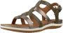 Geox Vega Platte Sandalen Green Dames - Thumbnail 4
