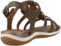 Geox Vega Platte Sandalen Green Dames - Thumbnail 5