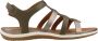 Geox Vega Platte Sandalen Green Dames - Thumbnail 6