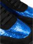 Geox Vetersneakers met ronde neus en metallic glans Zwart Dames - Thumbnail 3