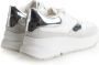 Geox Vetersneakers met ronde neus en platform White Dames - Thumbnail 2