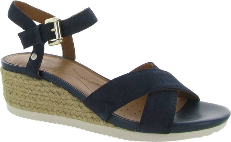 Geox Ward Platform Women Schoenen Blue Dames