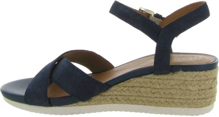 Geox Ward Platform Women Schoenen Blue Dames