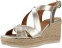 GEOX PONZA DAMES Sandalen LICHT GOUD - Thumbnail 12