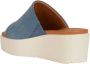 Geox Wig Sandalen Blue Dames - Thumbnail 3