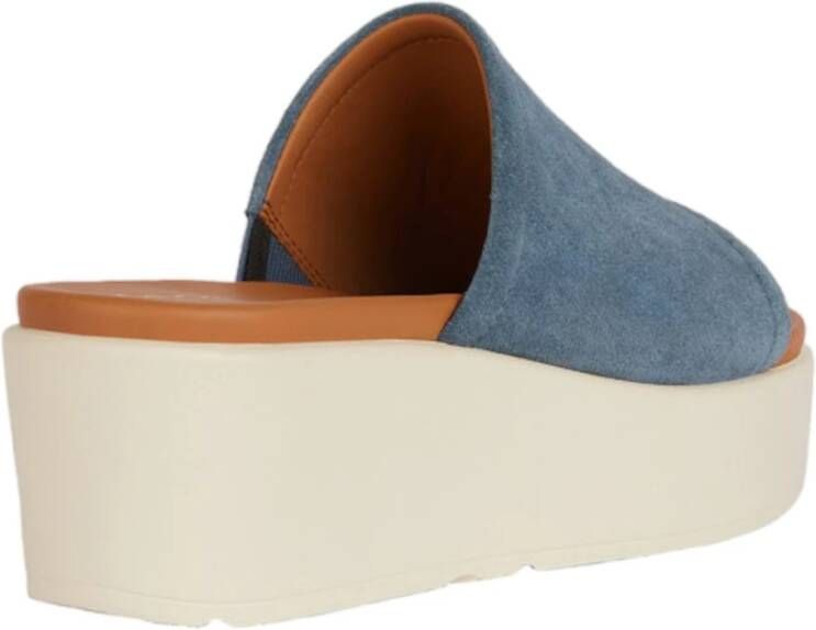 Geox Wig Sandalen Blue Dames