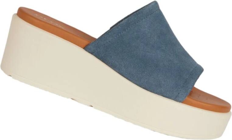 Geox Wig Sandalen Blue Dames