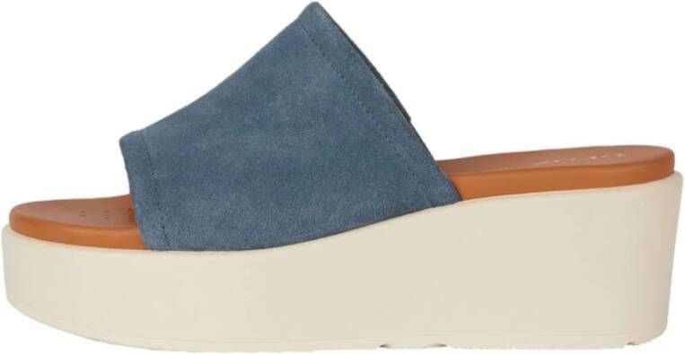 Geox Wig Sandalen Blue Dames