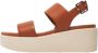 Geox Wig Sandalen Brown Dames - Thumbnail 5