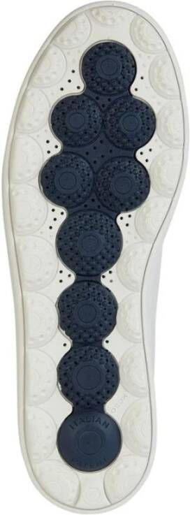 Geox Witte Marine Sneakers voor Mannen White Heren