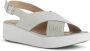 Geox Witte platte sandalen voor vrouwen White Dames - Thumbnail 3