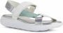 Geox Witte platte sandalen voor vrouwen White Dames - Thumbnail 3