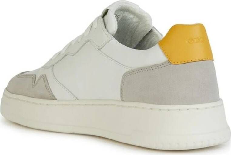 Geox Witte Sneakers voor Mannen Multicolor Heren