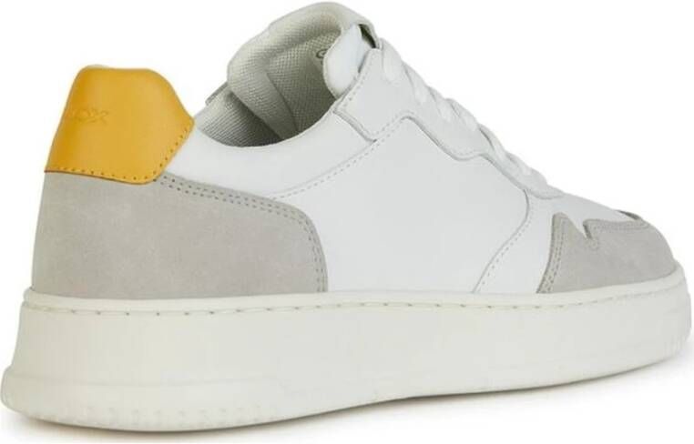 Geox Witte Sneakers voor Mannen Multicolor Heren