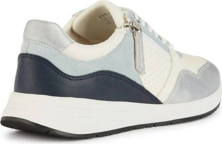 Geox Witte Sneakers voor Vrouwen Multicolor Dames