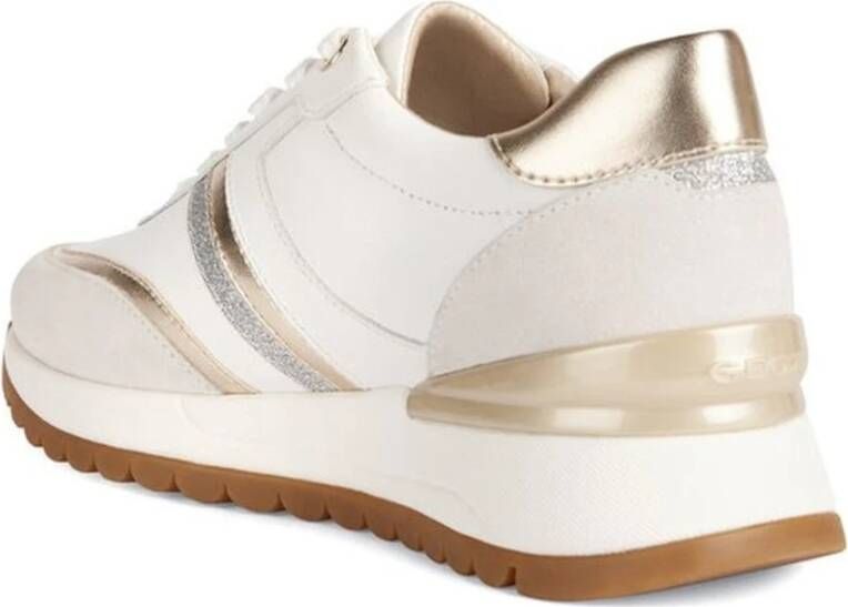 Geox Witte Sneakers voor Vrouwen White Dames