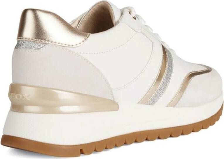 Geox Witte Sneakers voor Vrouwen White Dames