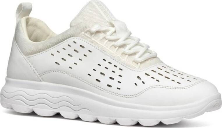 Geox Witte Spherica Sneakers voor Vrouwen White Dames