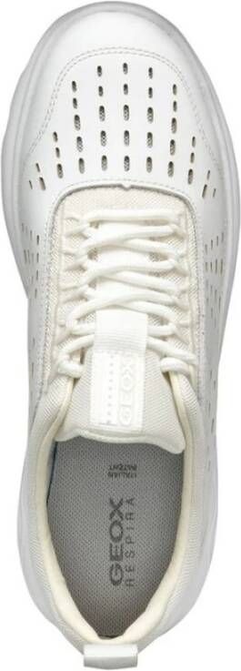 Geox Witte Spherica Sneakers voor Vrouwen White Dames